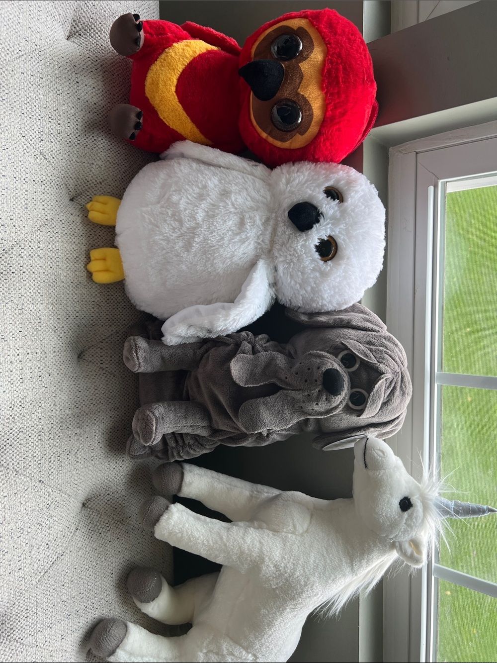 Four Harry Potter plush